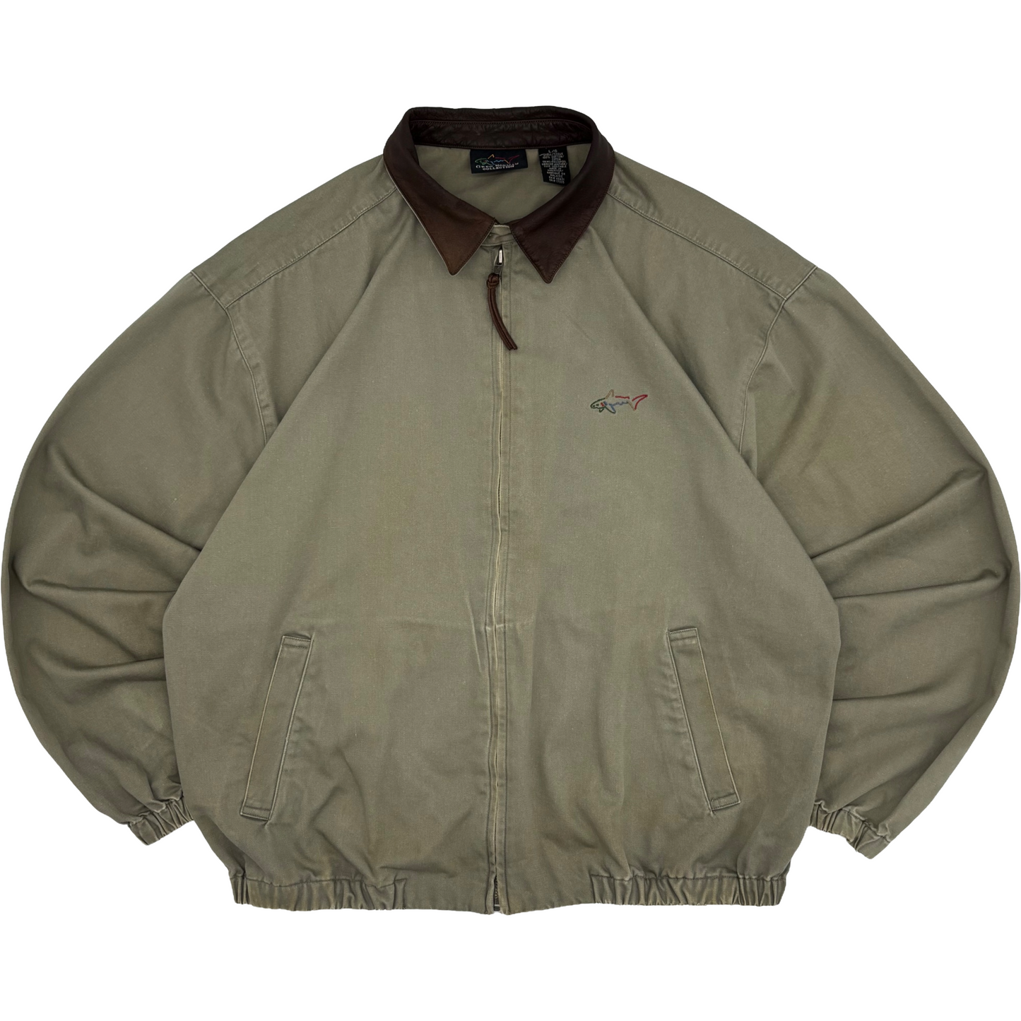 Greg Norman Brown Work Wear Style Jacket (L)