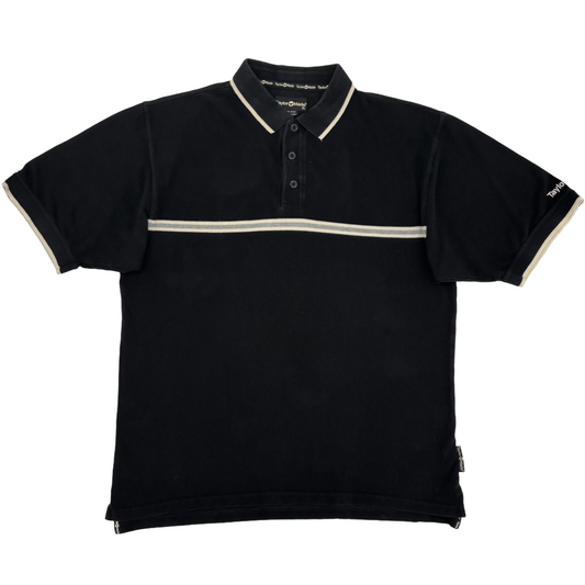 TaylorMade Black/White Polo-Shirt (XL)