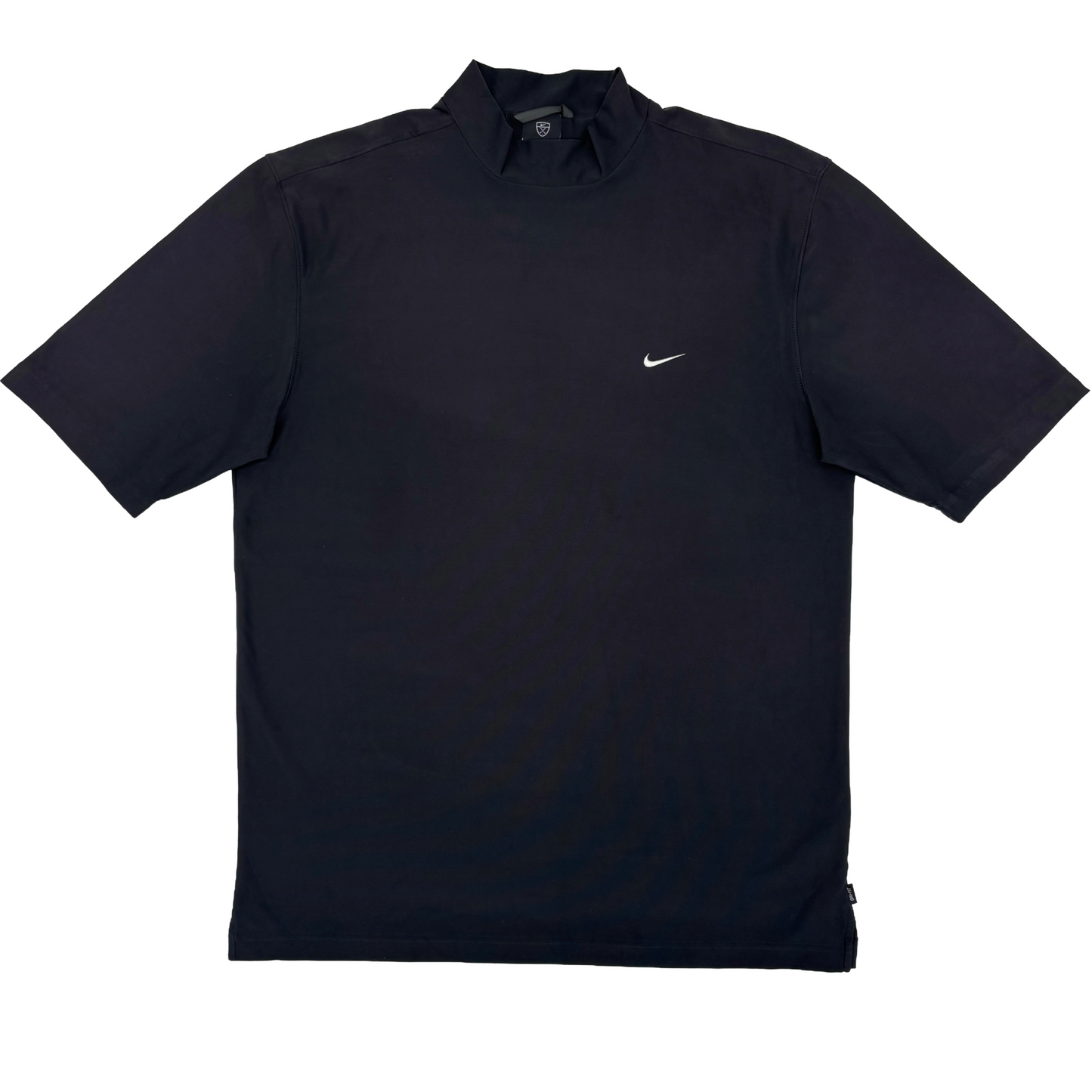 Nike Black Mock Neck Golf Shirt (L)