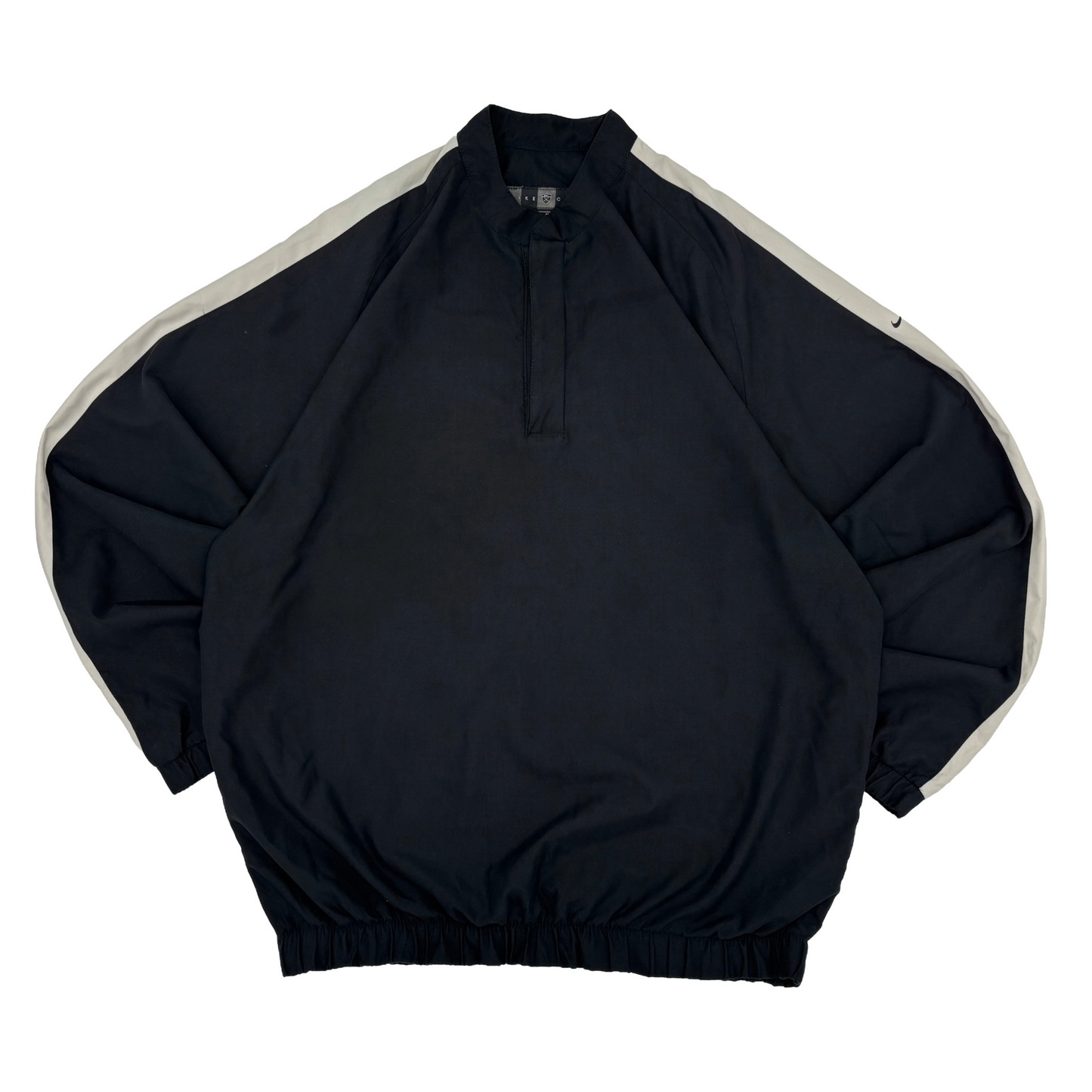 Nike Black/White Quarter Zip Windbreaker (L)