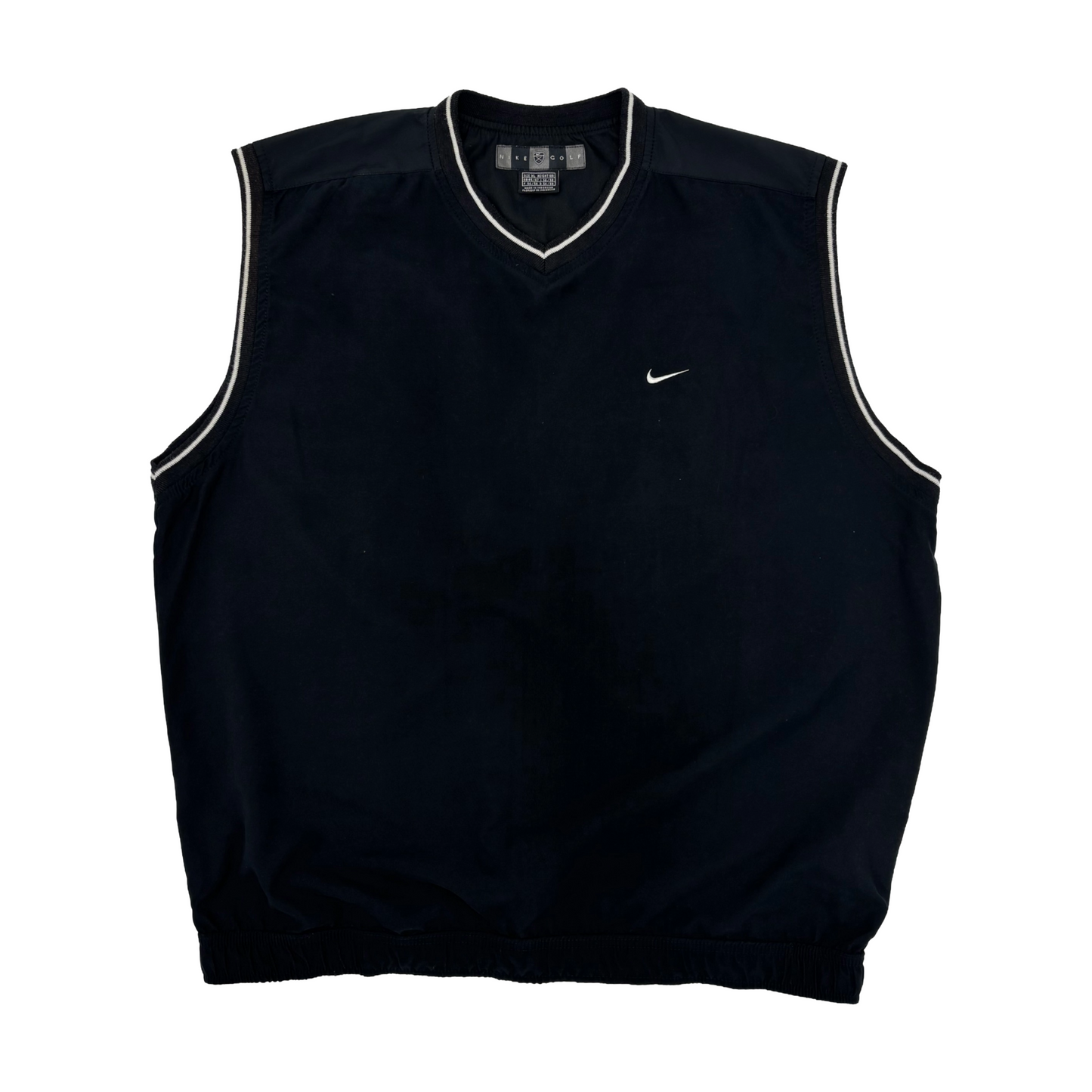 Nike Black/White Golf Vest (XL)