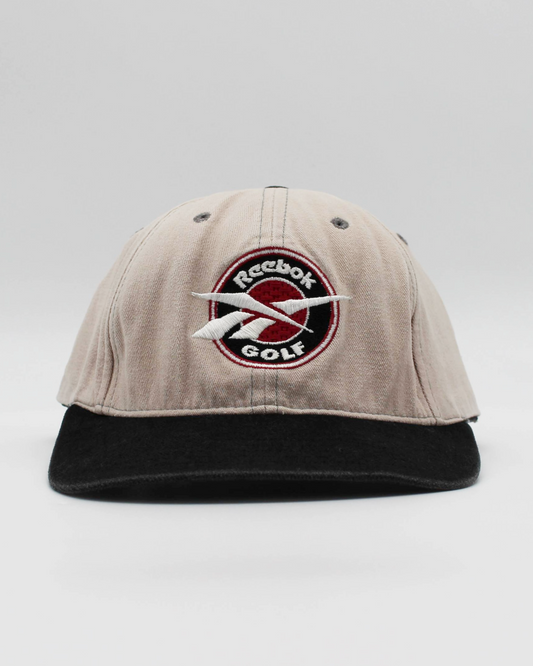 90s Reebok Golf Cream/Black Cap