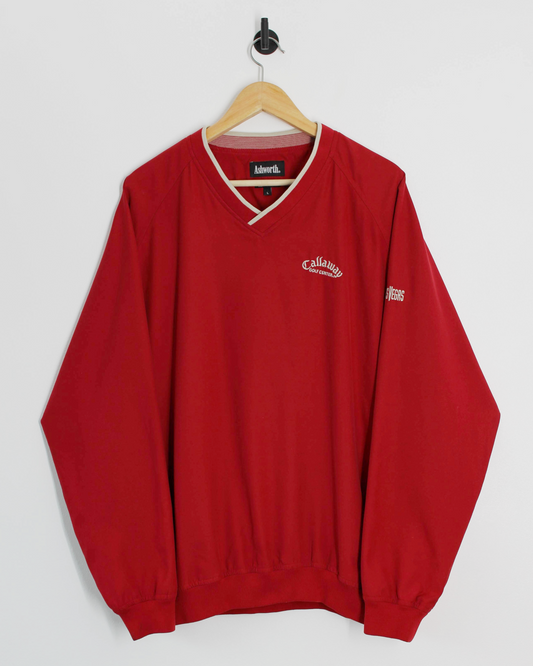 90s Ashworth x Callaway Las Vegas Red Windbreaker (L)