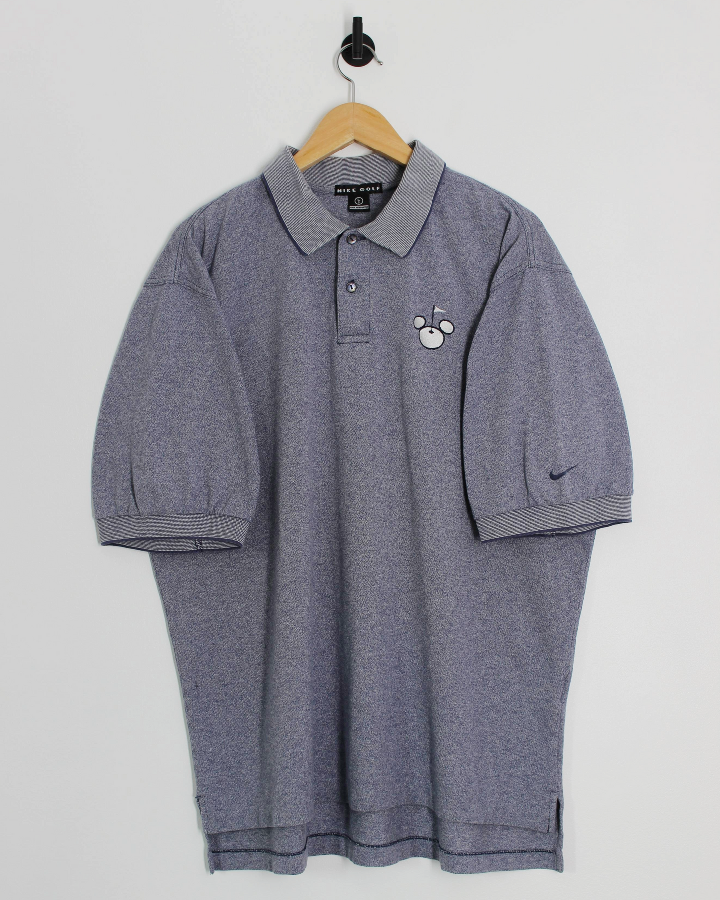 90s Nike Walt Disney Mickey Mouse Polo-Shirt (L)