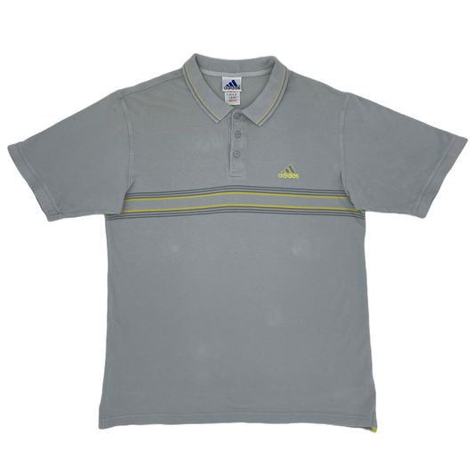 Adidas Grey Polo-Shirt (L)