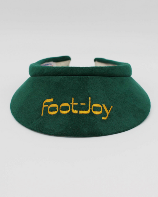 90s Footjoy Suede Green Visor by Texace