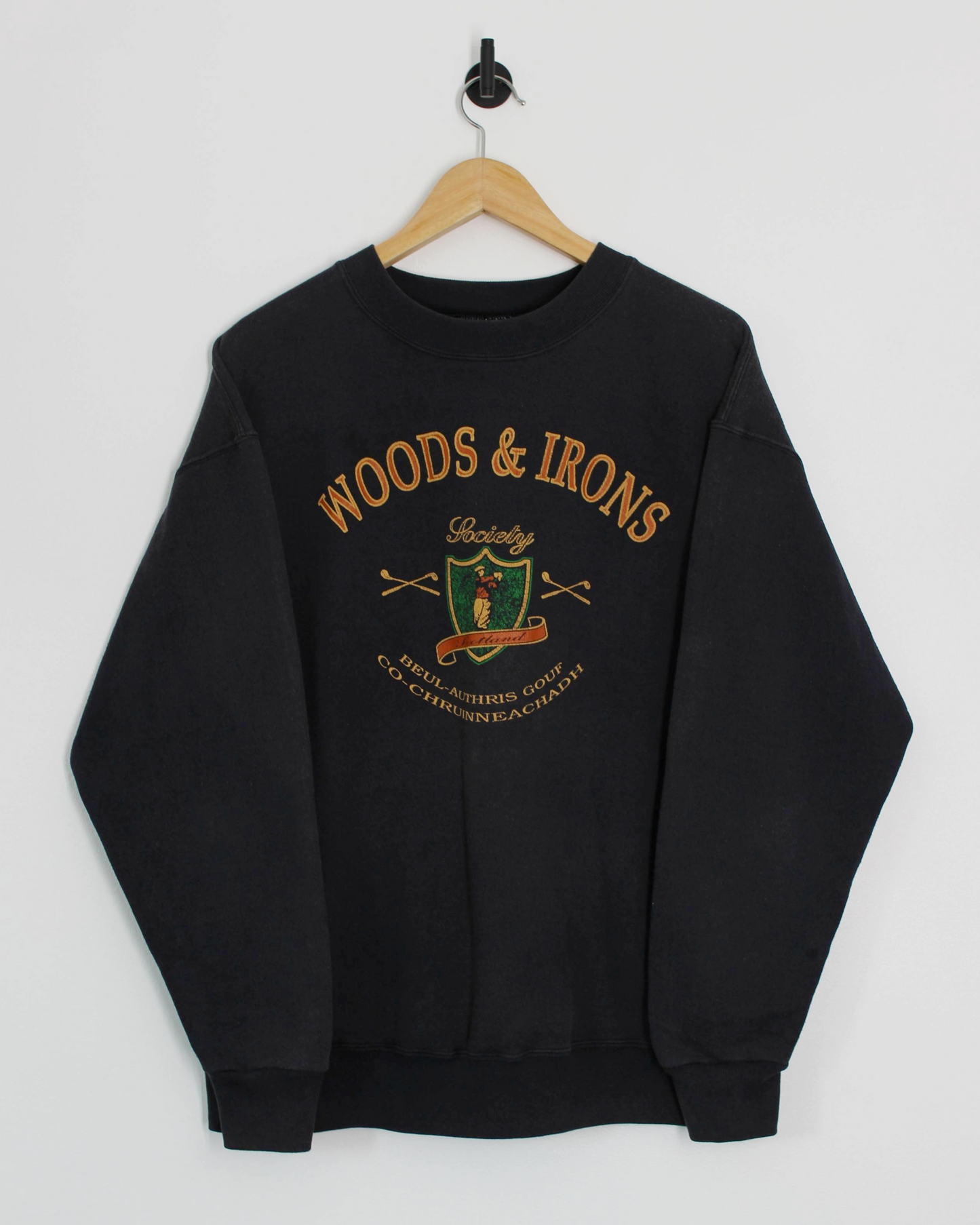 90s ‘Woods & Irons Society’ Crewneck Sweatshirt (M)