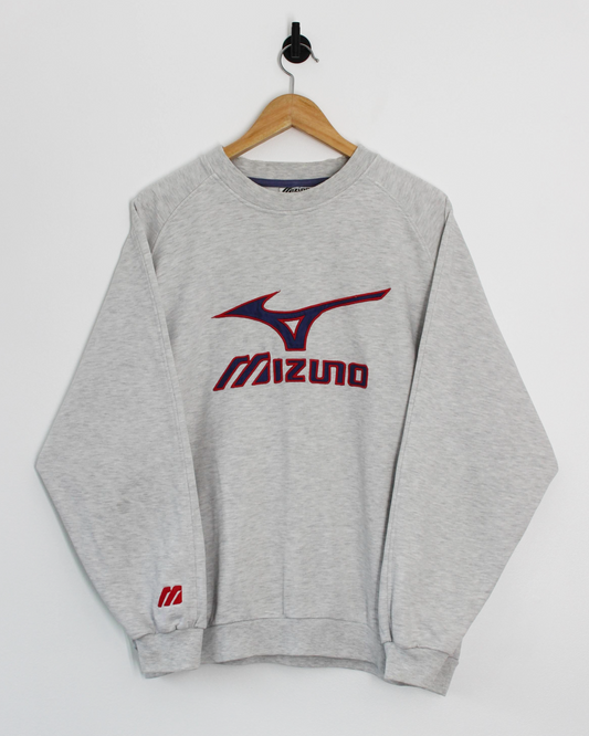 00s Mizuno Grey Crewneck Sweatshirt (M/L)