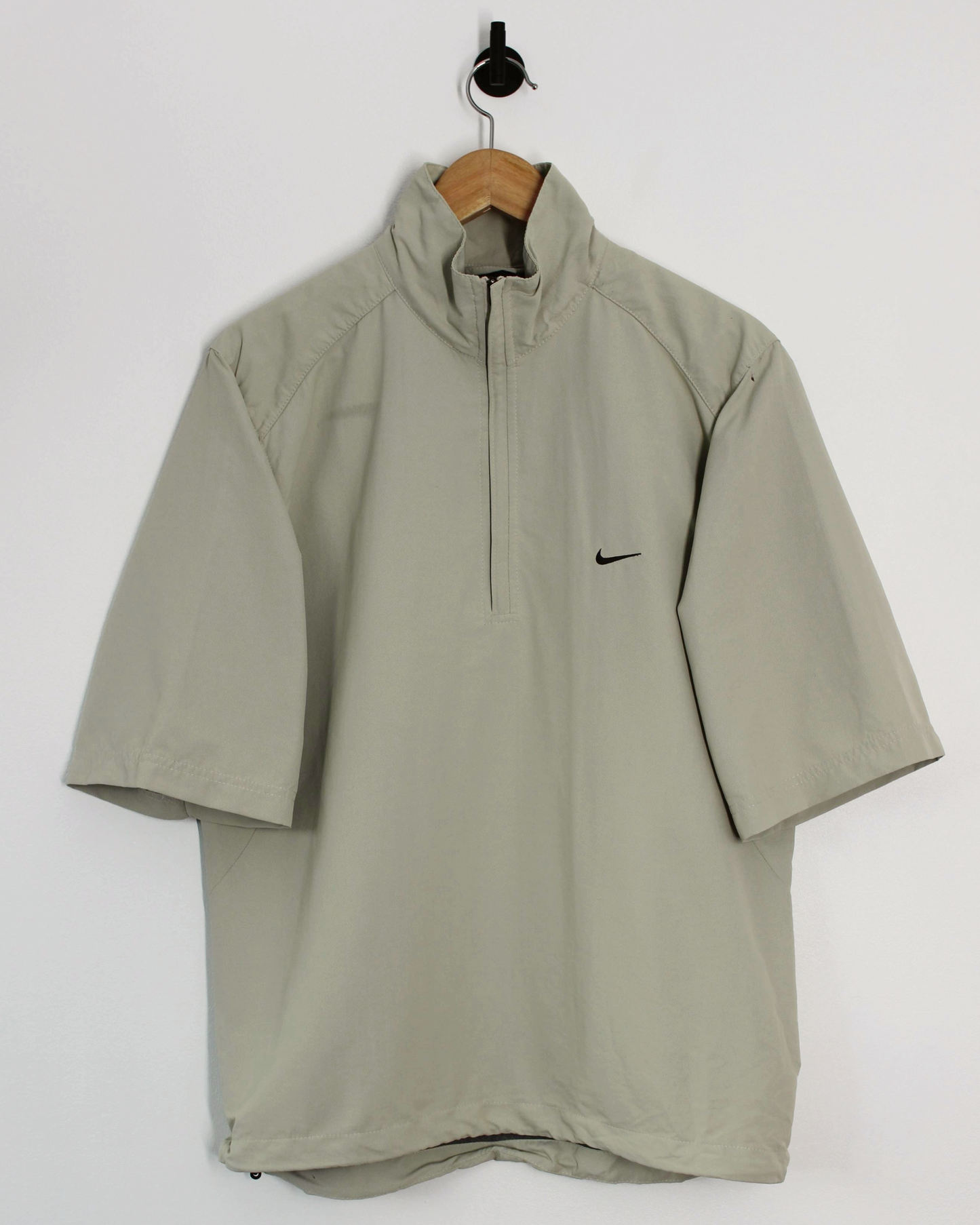 00s Nike Cream Short Sleeved Windbreaker (S)