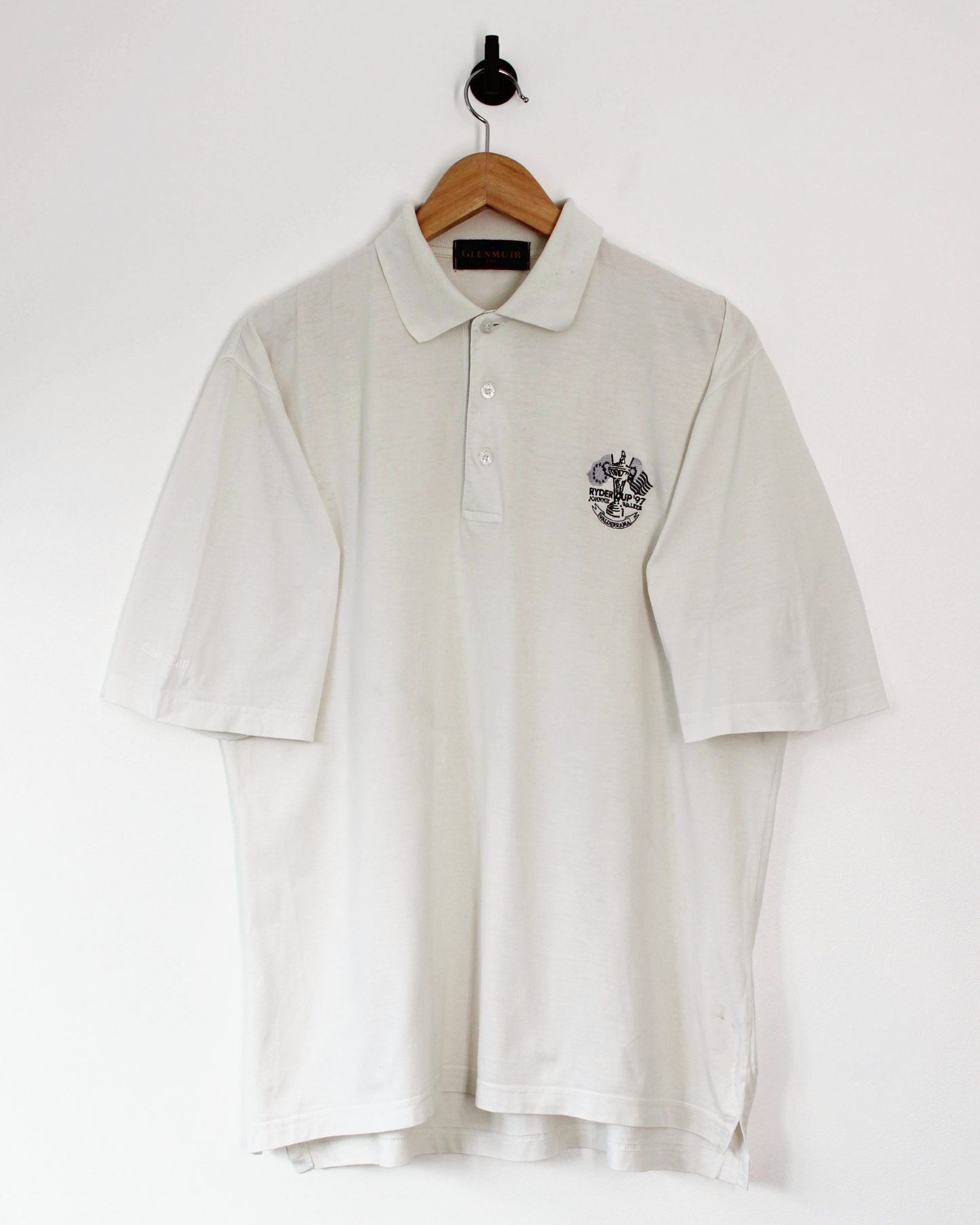 1997 Ryder Cup Glenmuir White Polo-Shirt (S/M)