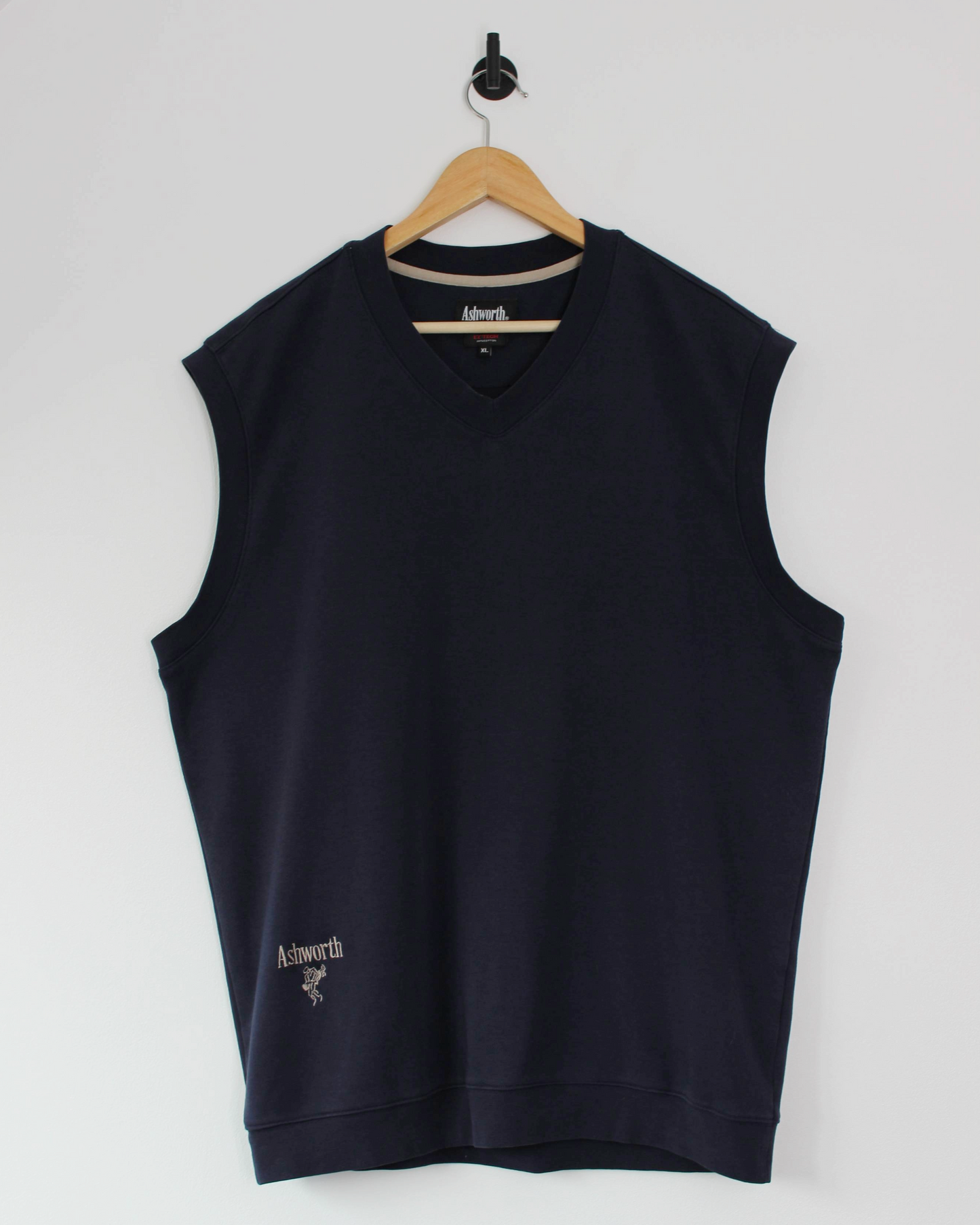 Ashworth EZ-Tech Navy Cotton Golf Vest (XL)