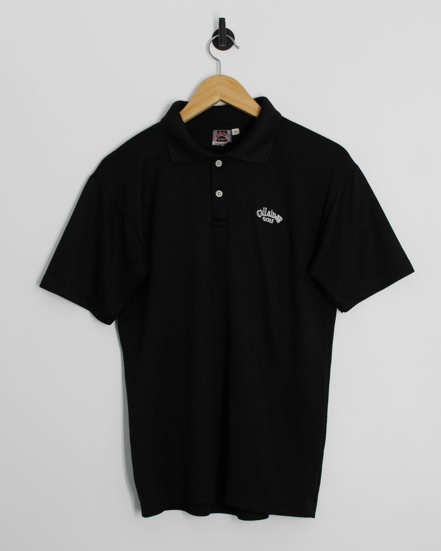 90s Callaway Black Polo-Shirt (S)