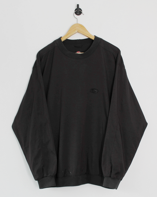 90s Nike Tiger Woods Yin Yang Black Crewneck Windbreaker (L)