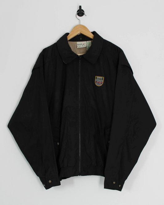 90s Reebok Golf ‘Performance’ Black Collared Jacket (M)