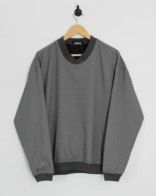 90s Ashworth Grey Woven Windbreaker (S)