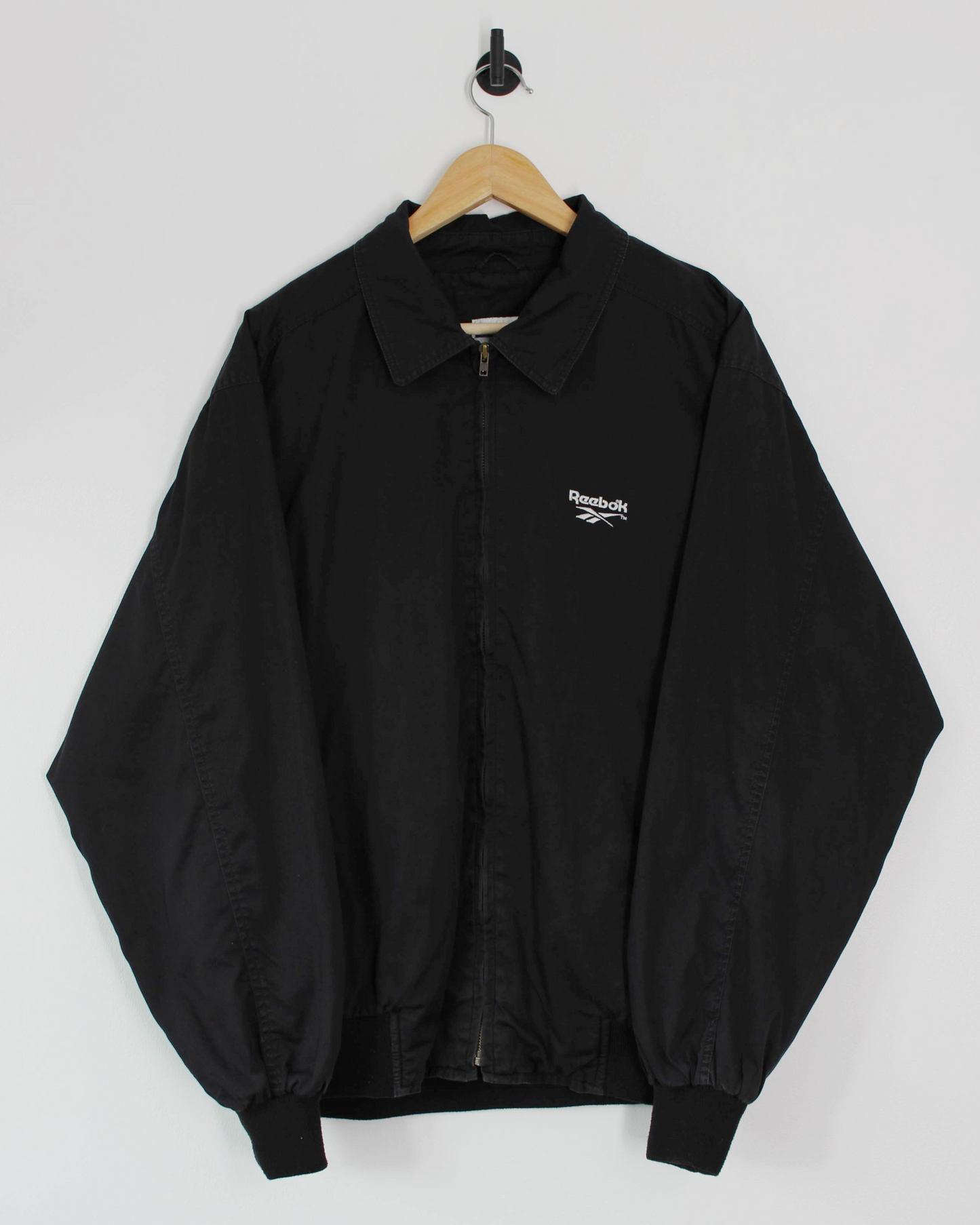 90s Reebok Golf Black Harrington Style Jacket (L)