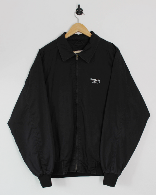 90s Reebok Golf Black Harrington Style Jacket (L)
