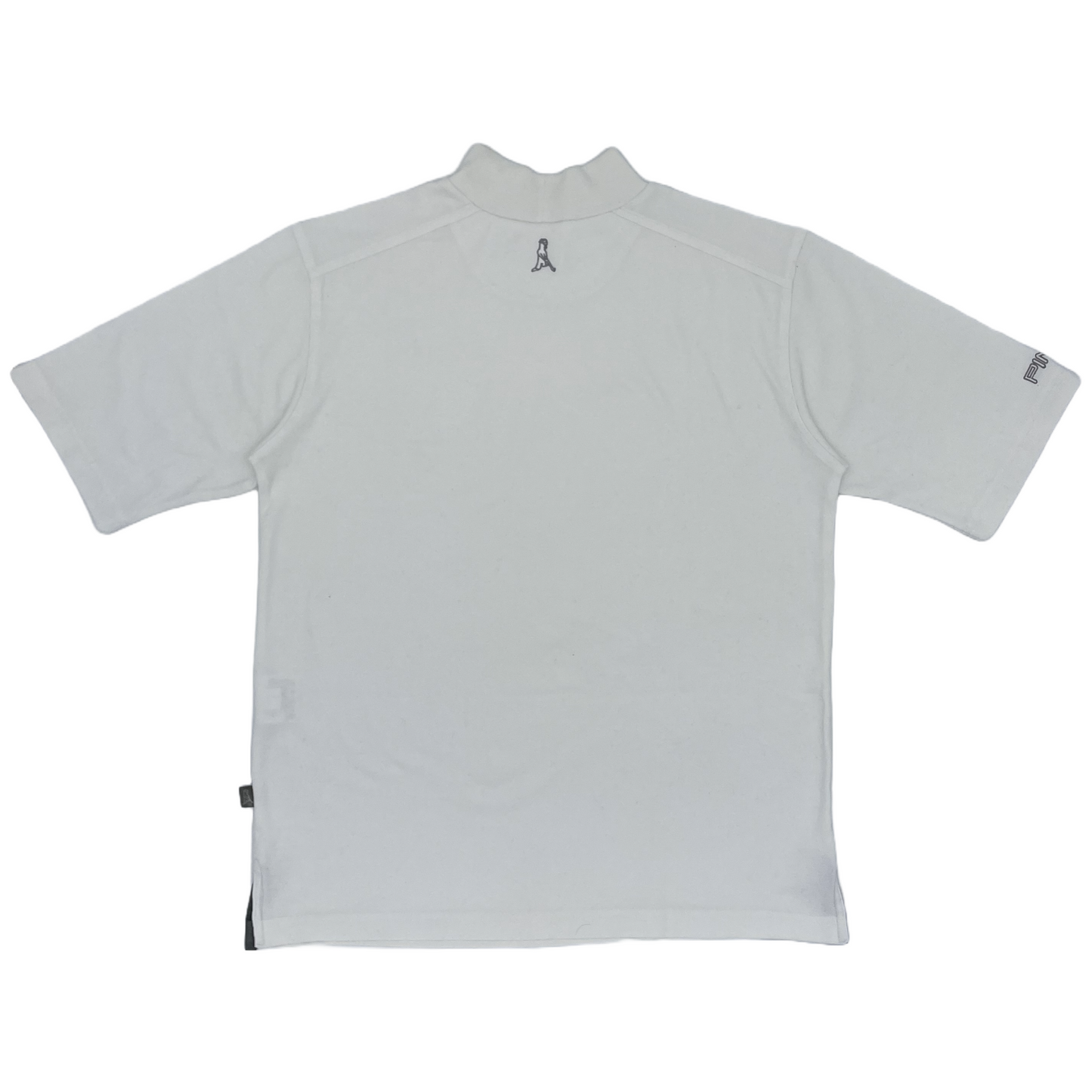Ping White Mock Neck Golf Shirt (M)