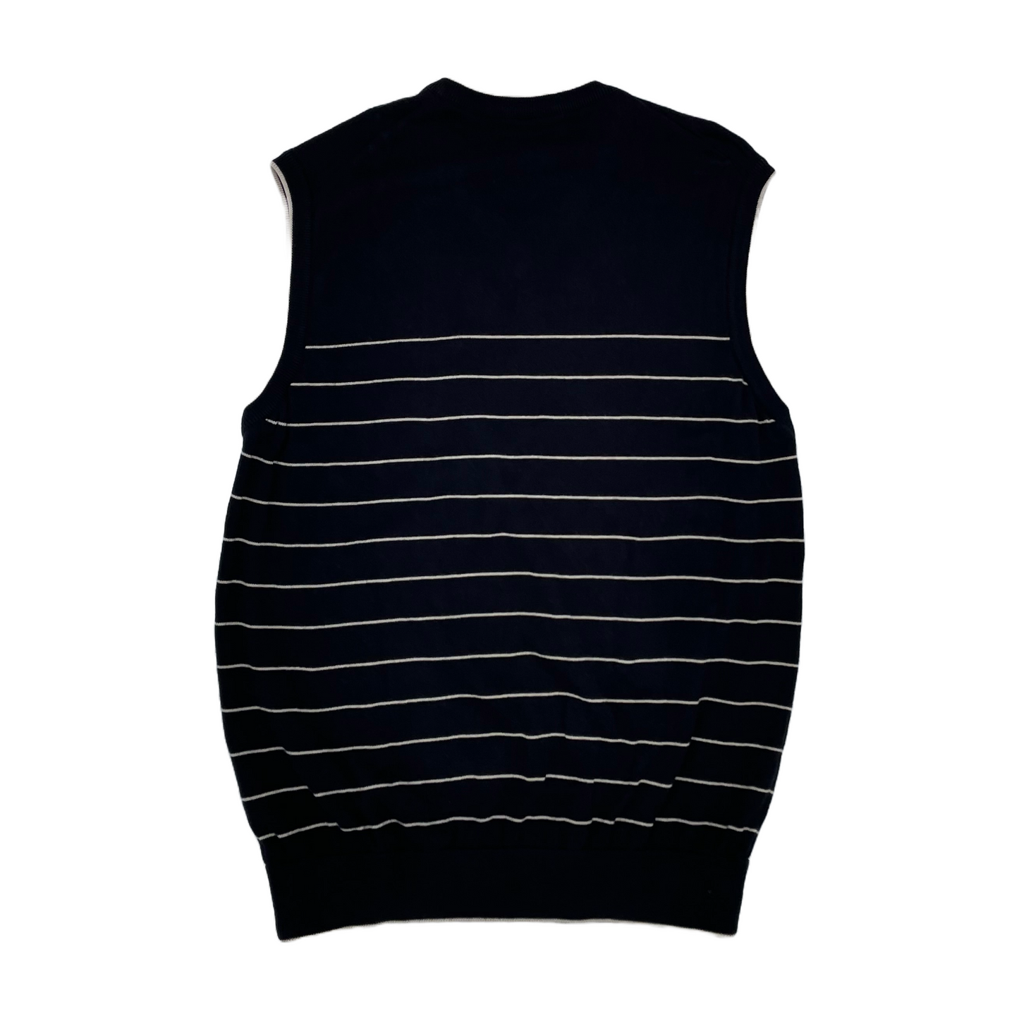 Nike Black/White Striped Golf Vest (L)