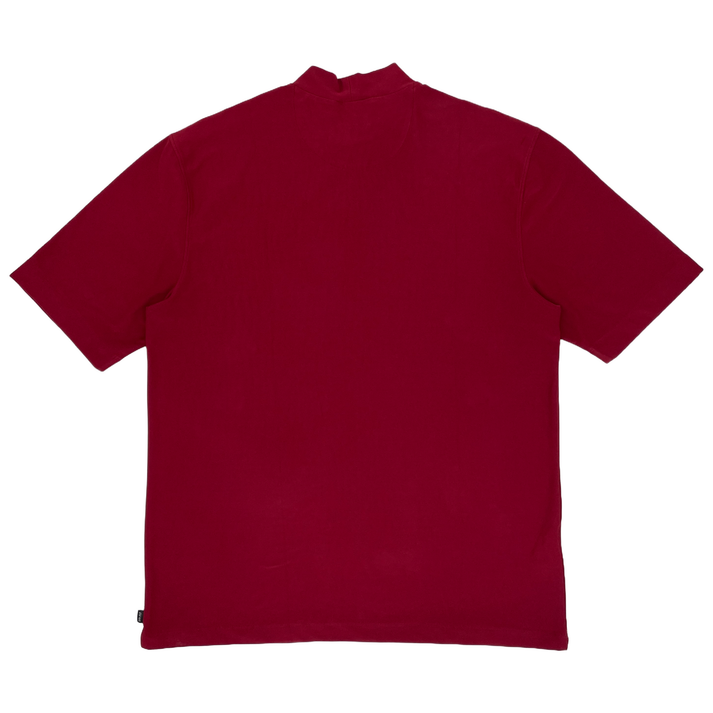Nike Dark Red Mock Neck Golf Shirt (XL)