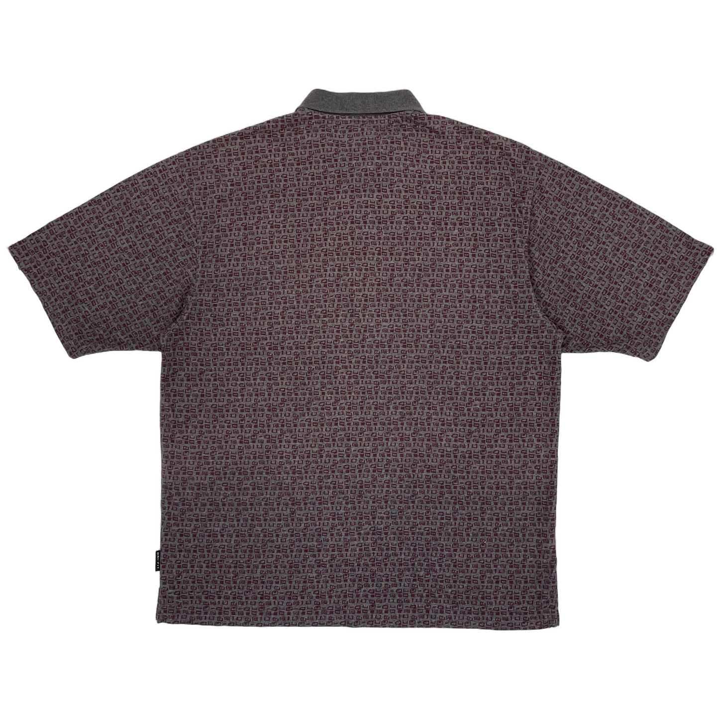 Nike Purple Abstract Patterned Golf Polo-Shirt (L)