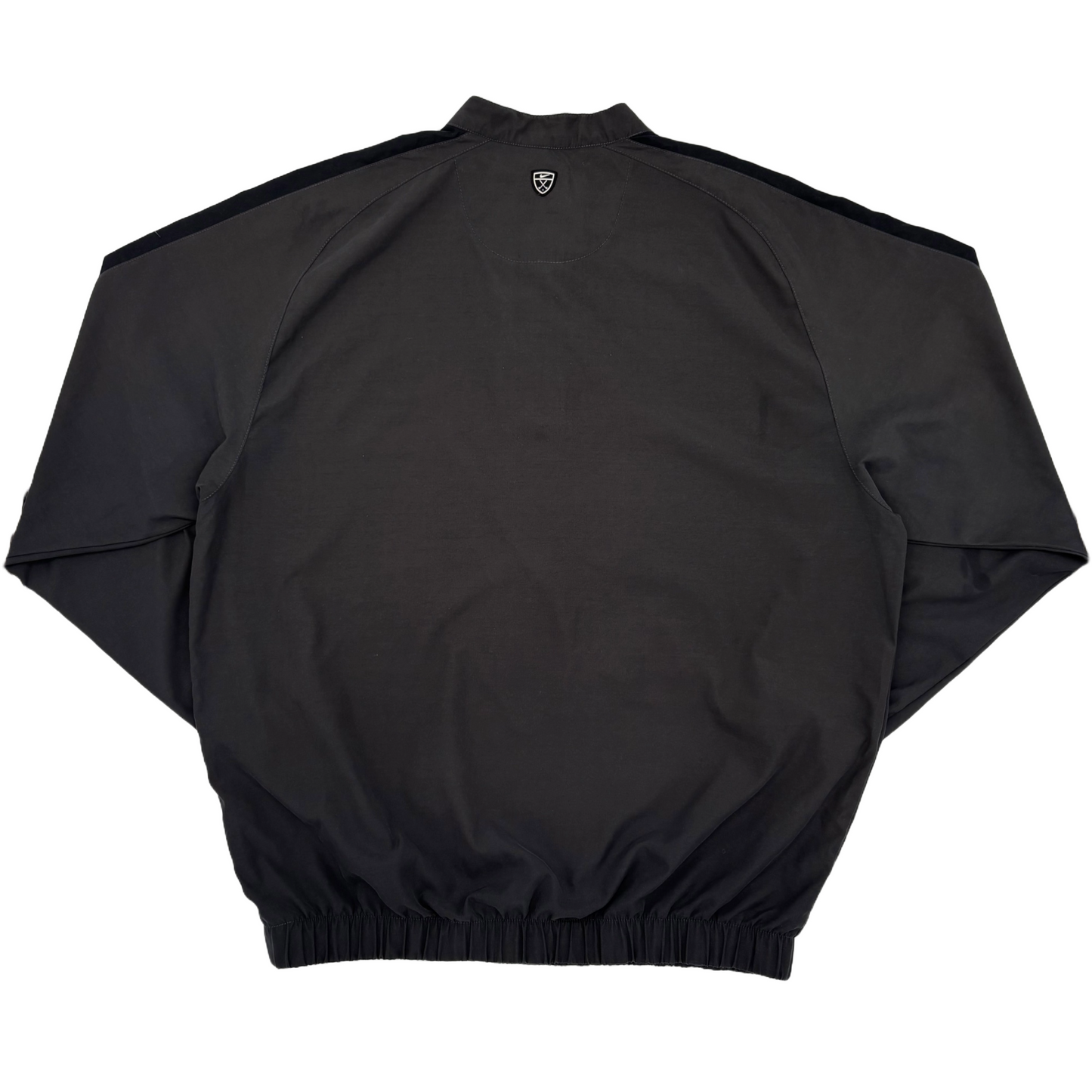 Nike Grey/Black Quarter Zip Windbreaker (XL)