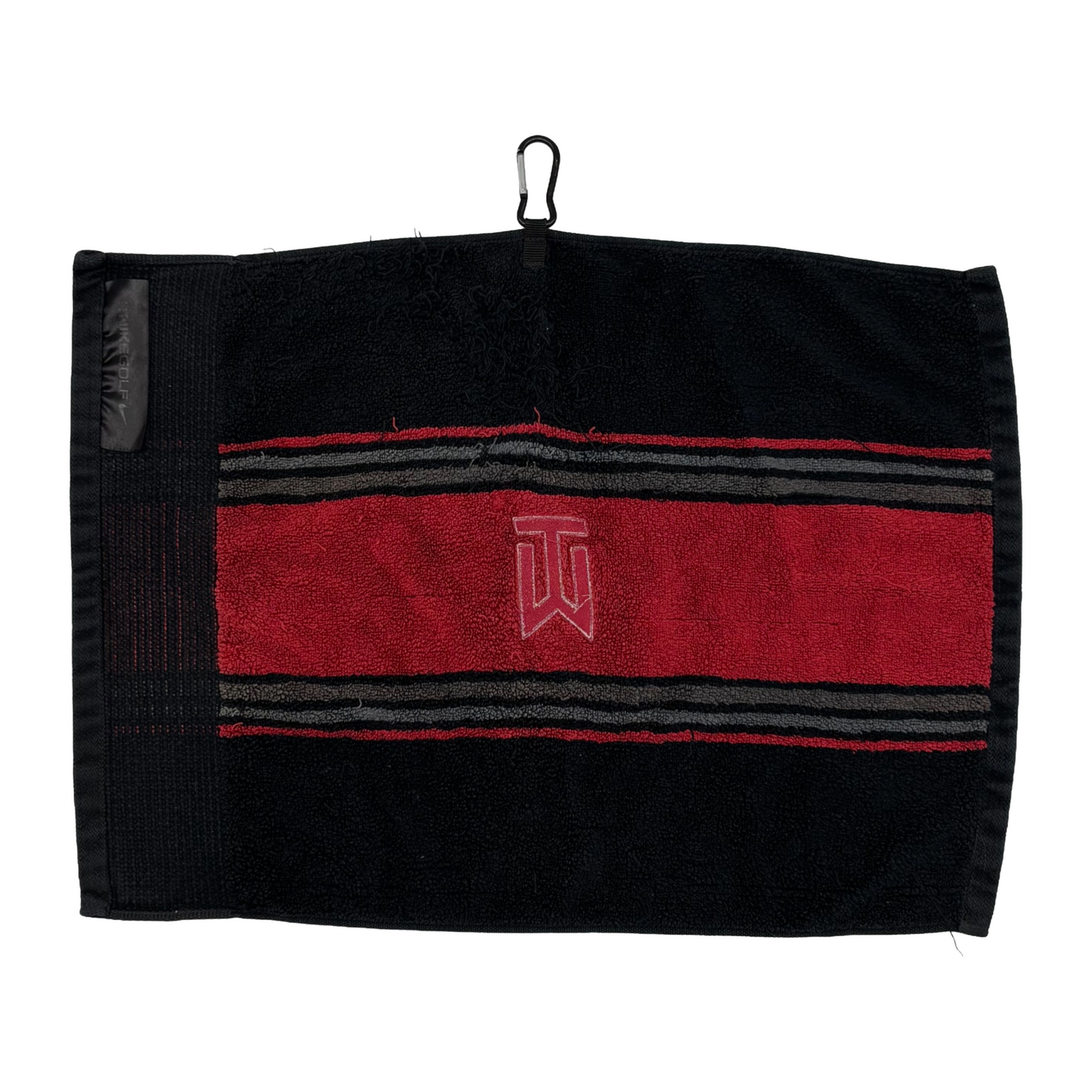 Nike Golf Tiger Woods Black/Red Golf Towel