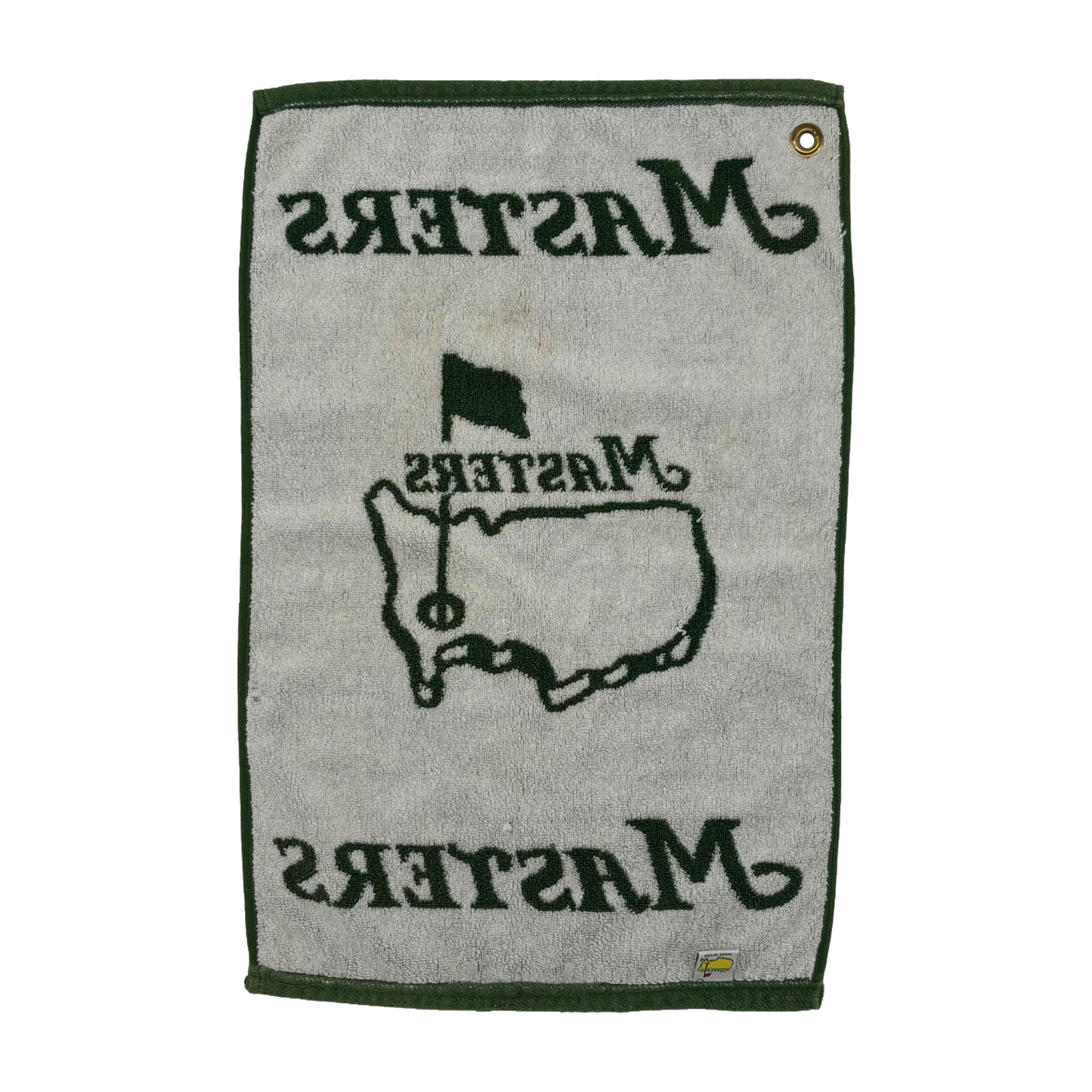 Masters Green/White Golf Towel