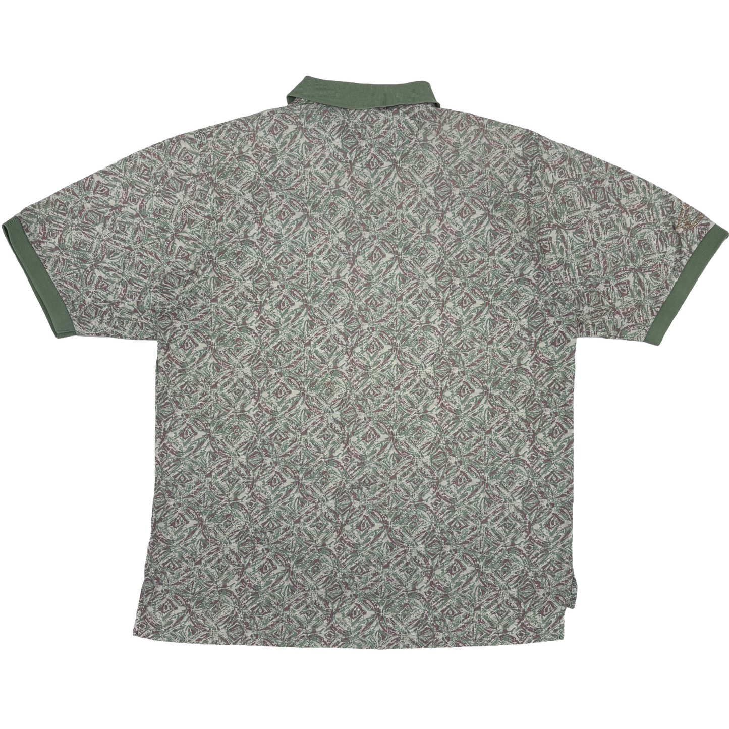 Nike Abstract Green/White Camo ‘English Turn’ Polo-Shirt (L)