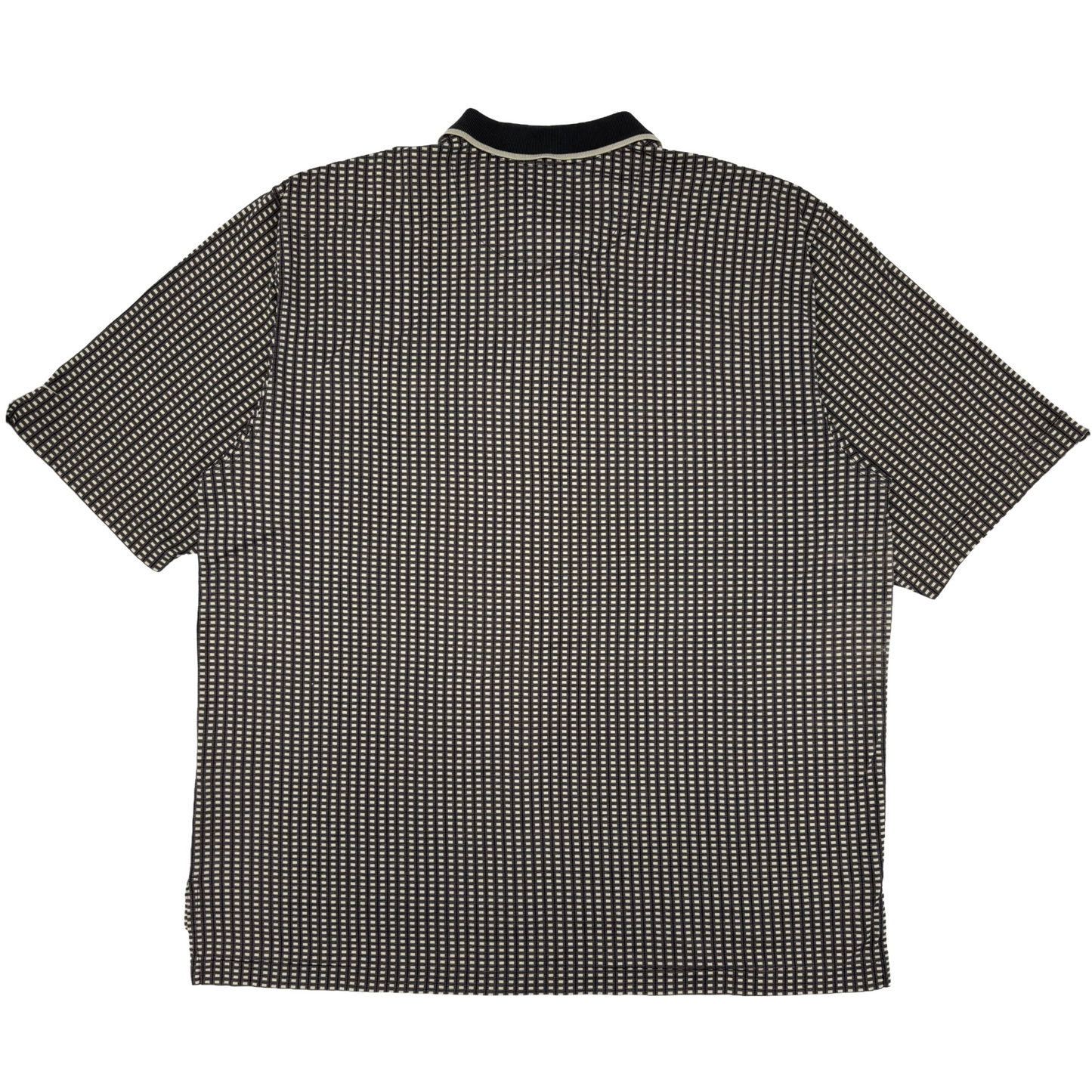 Nike Disney Black/White Chequered Polo-Shirt (XL)