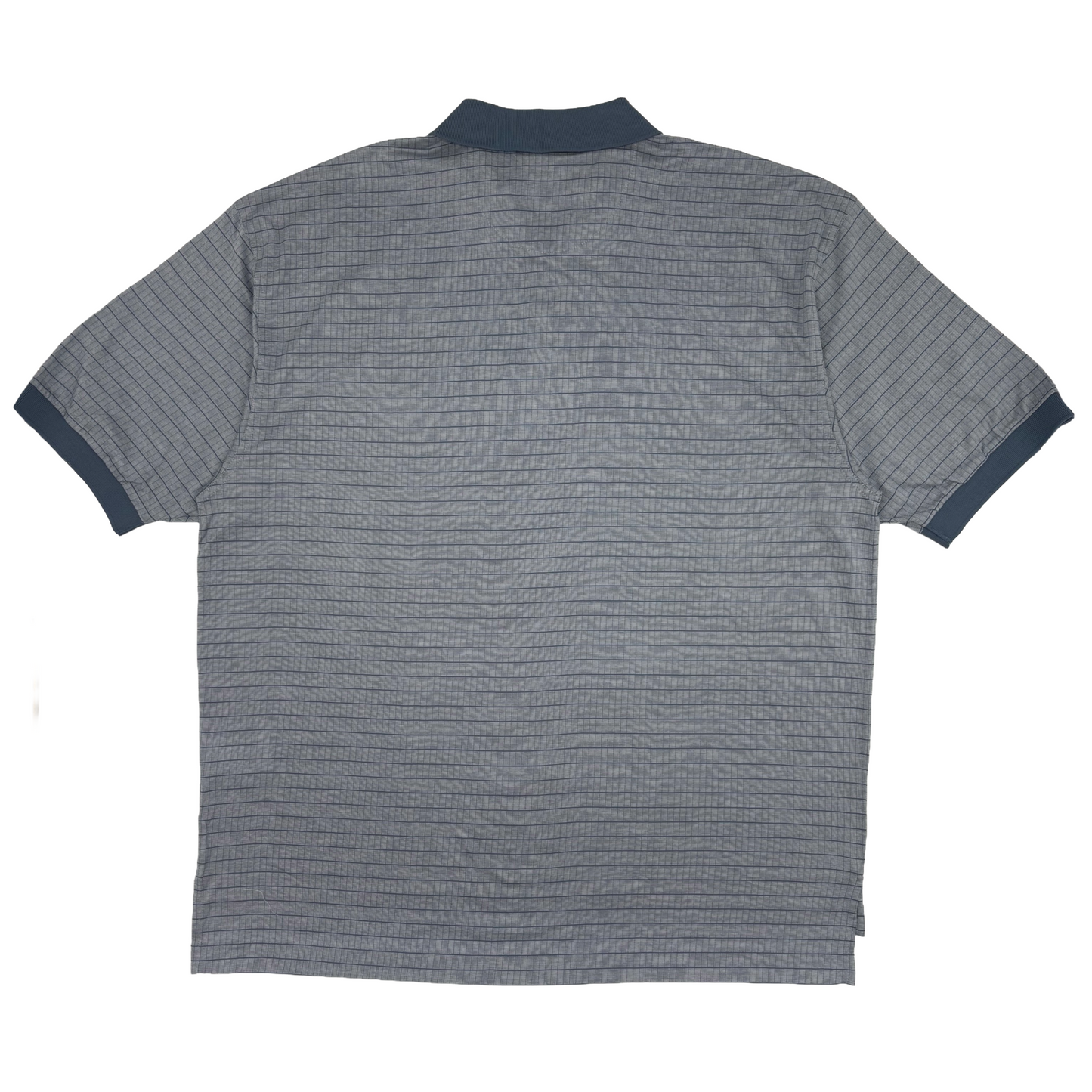 Nike Tiger Woods Light Blue Chequered Polo-Shirt with Tags (XXL)