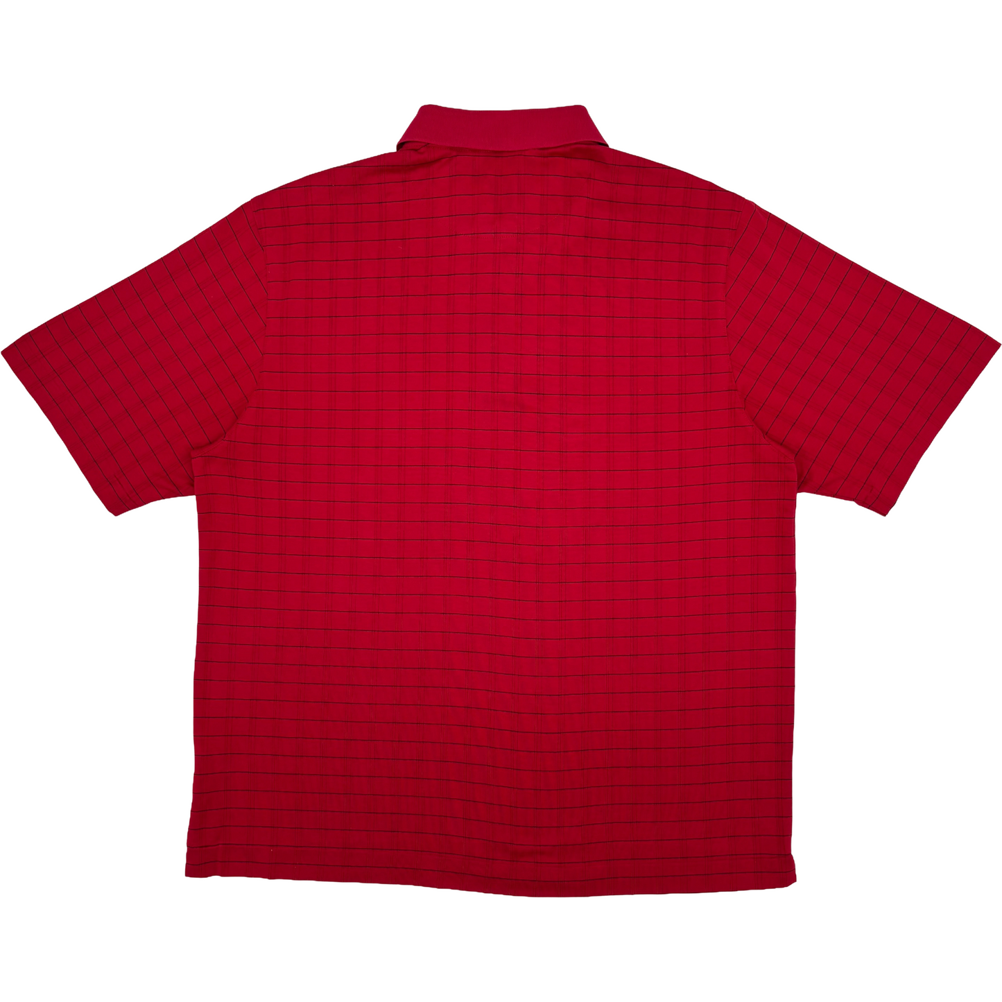 Nike Tiger Woods Red/Black Striped Polo-Shirt (L)