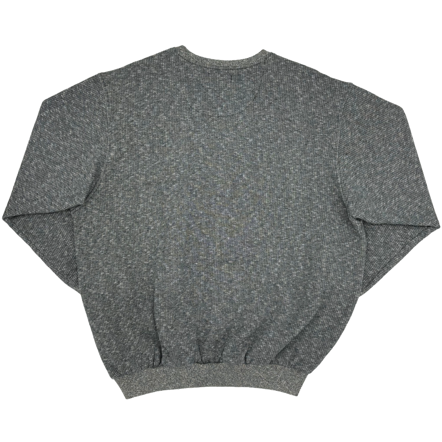 Nike Grey/Green V-Neck Graphic Jumper (L)