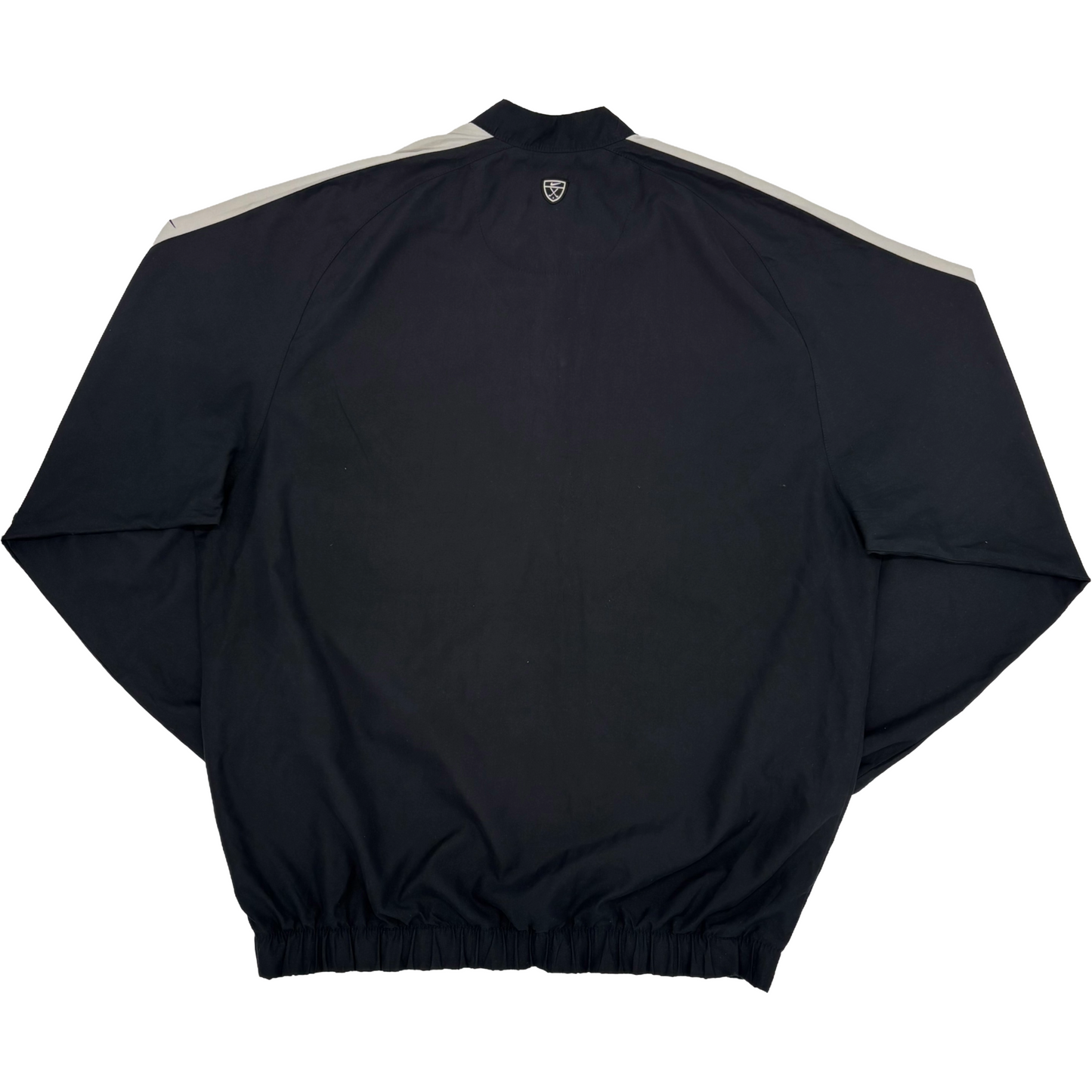 Nike Black/White Quarter Zip Windbreaker (L)