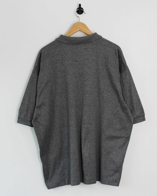 00s Nike Grey Cotton Polo-Shirt (XL)