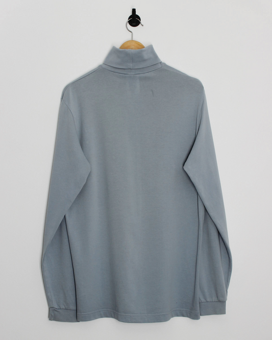 00s Nike Slate Blue Long Sleeve Turtle Neck Golf Top (L)