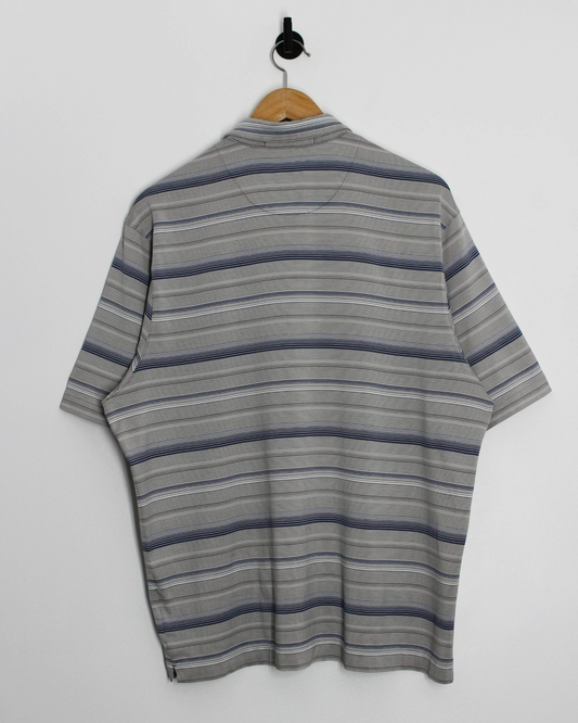 00s Nike Tiger Woods Grey/Blue Polo-Shirt (L)