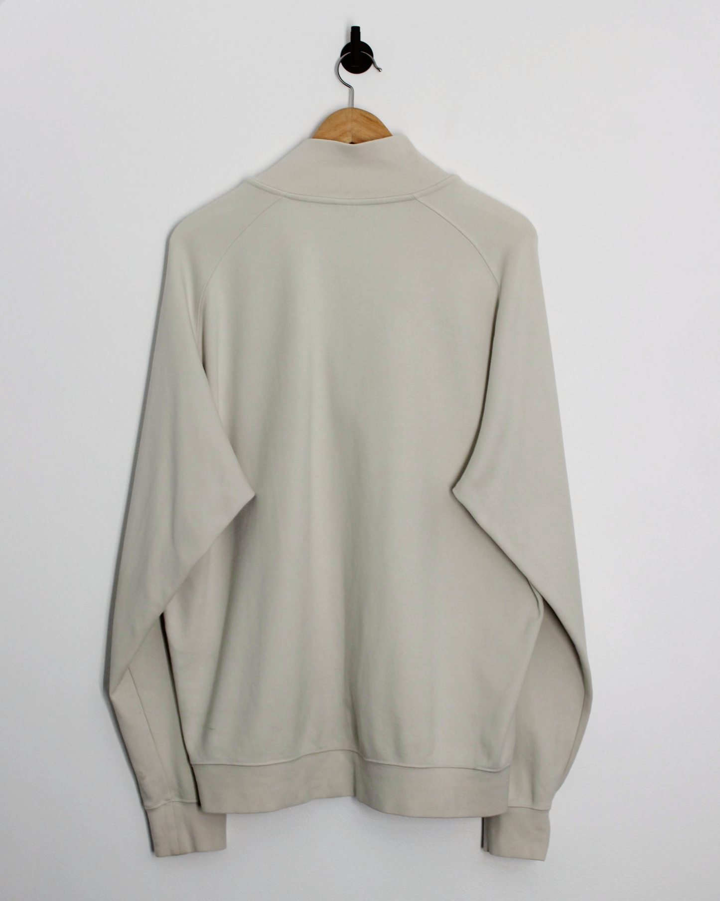 00s Nike Beige Quarter Zip Jumper (L)