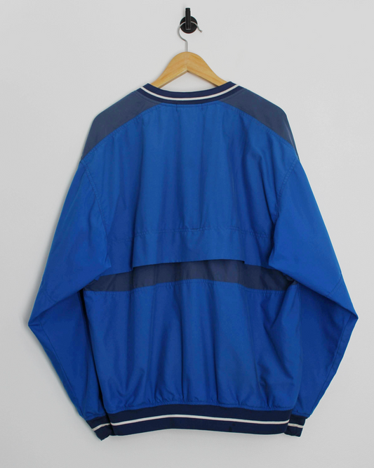 90s Nike Blue V-Neck Windbreaker (M)