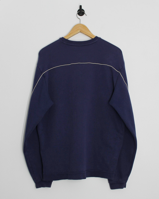 00s Nike Spellout Navy Crewneck Sweatshirt (M)