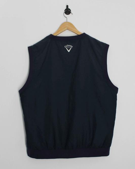 00s Callaway Navy Golf Vest (L)