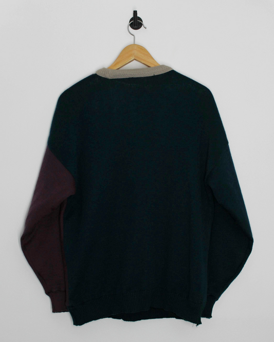90s Proquip Wool Crewneck Pullover (M)