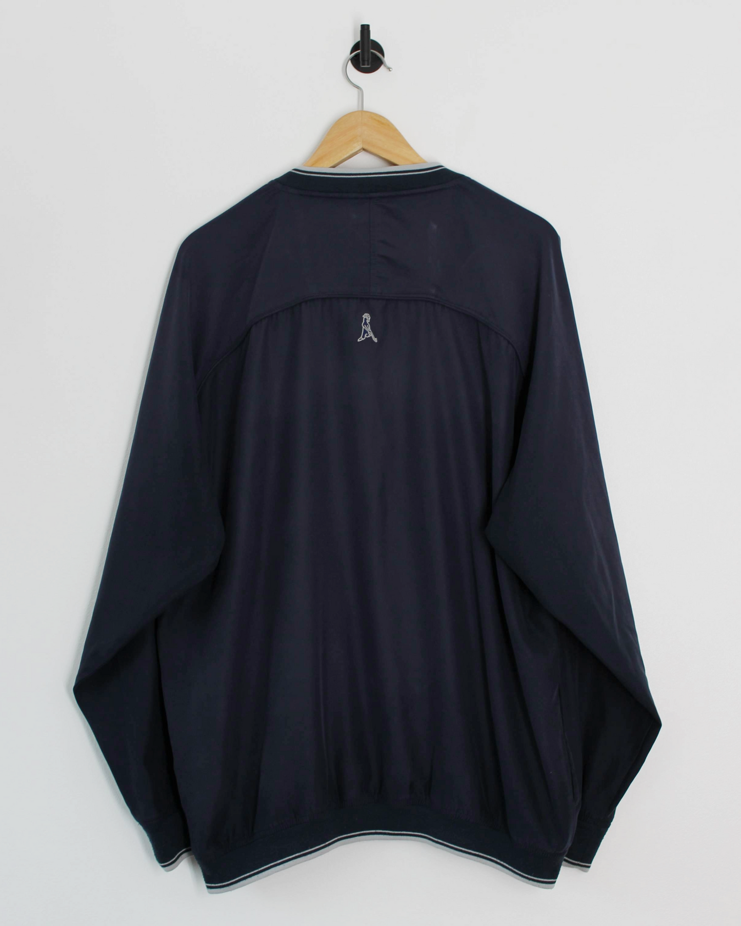 00s Ping Navy V-Neck Windbreaker (XL)