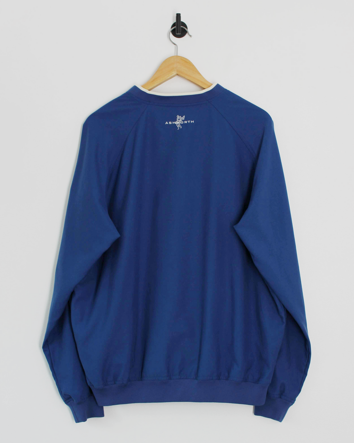 90s Ashworth Blue V-Neck Windbreaker (S)
