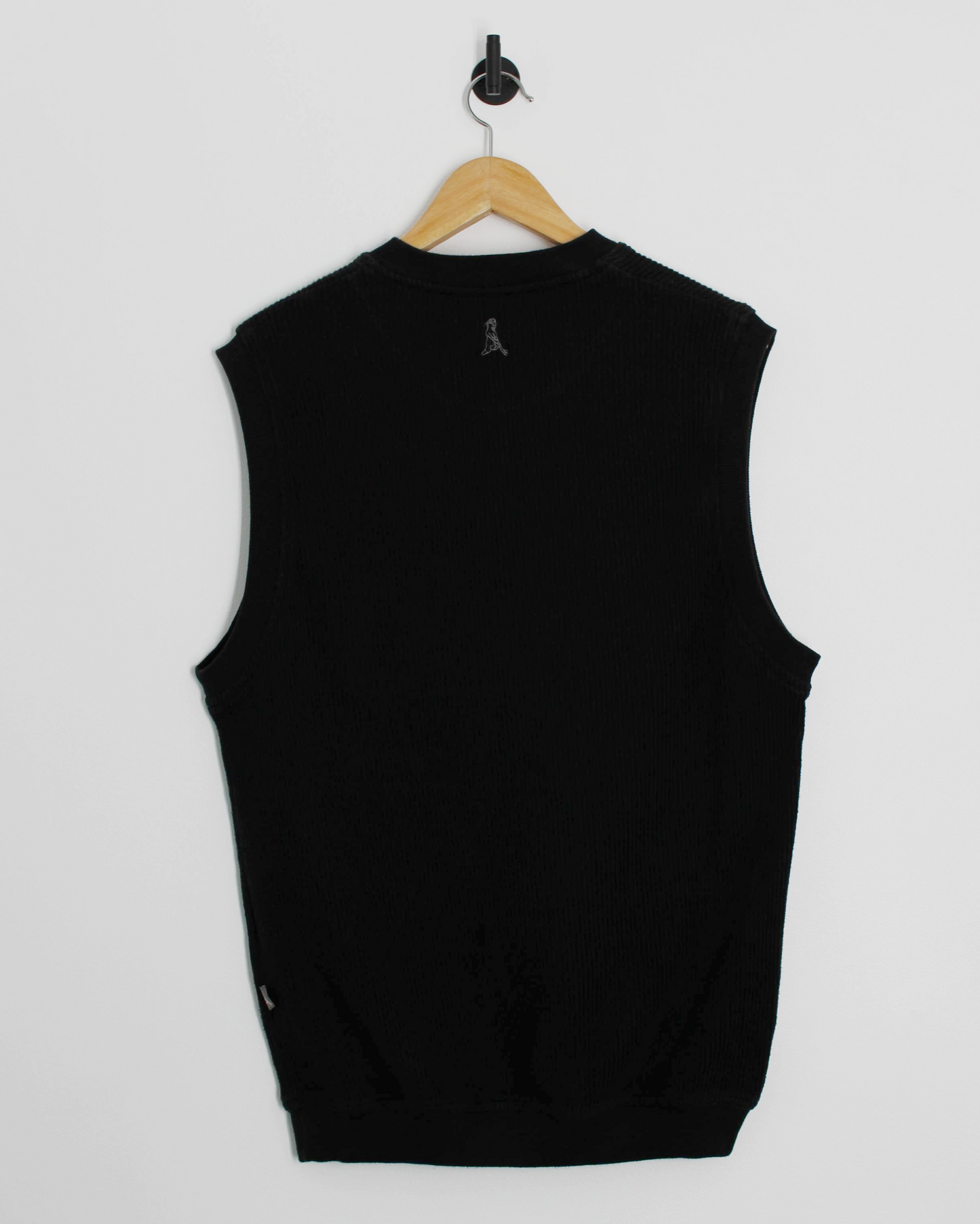 00s Ping Ribbed Black Golf Vest (M)