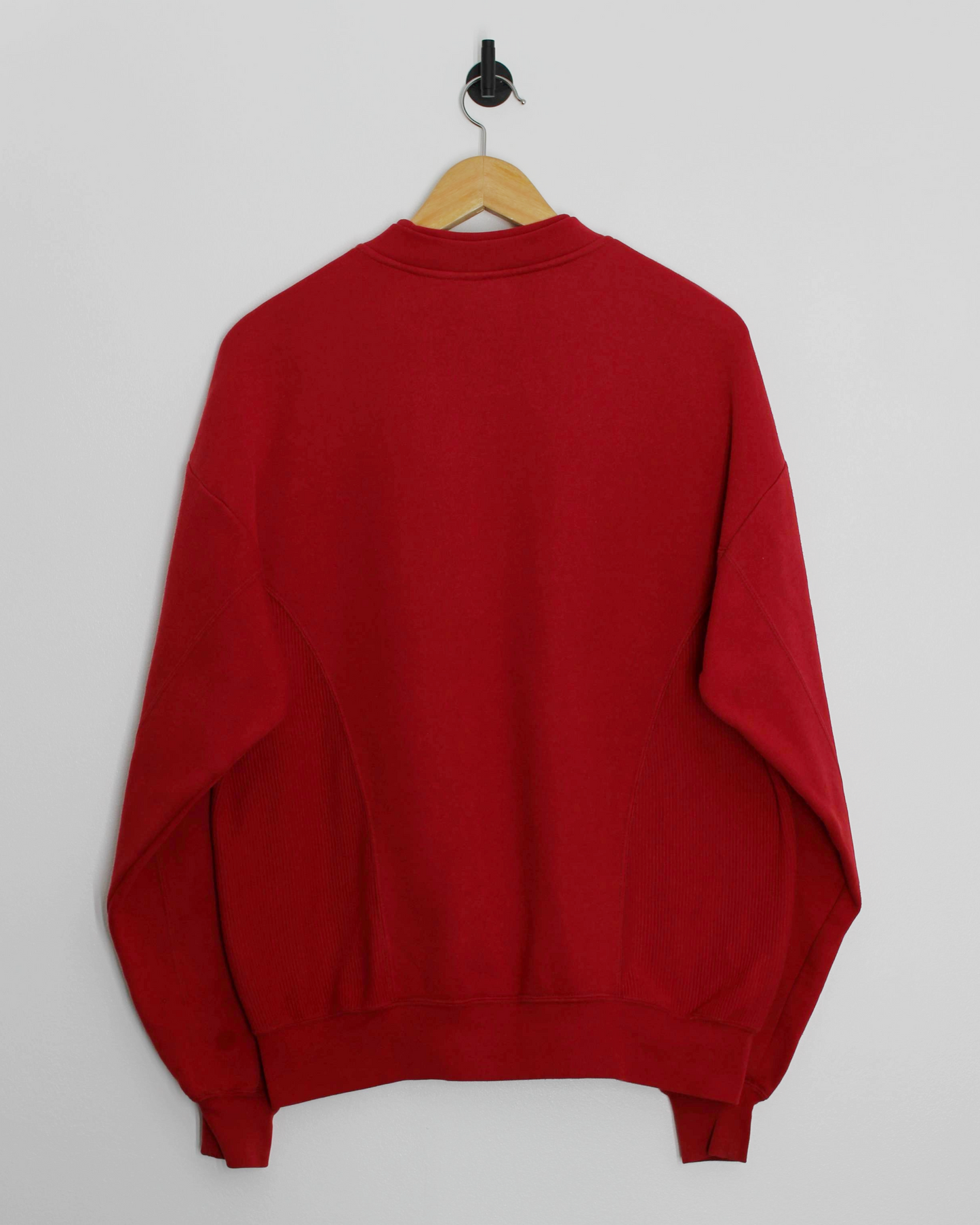 90s Adidas Red Crewneck Sweatshirt (M)