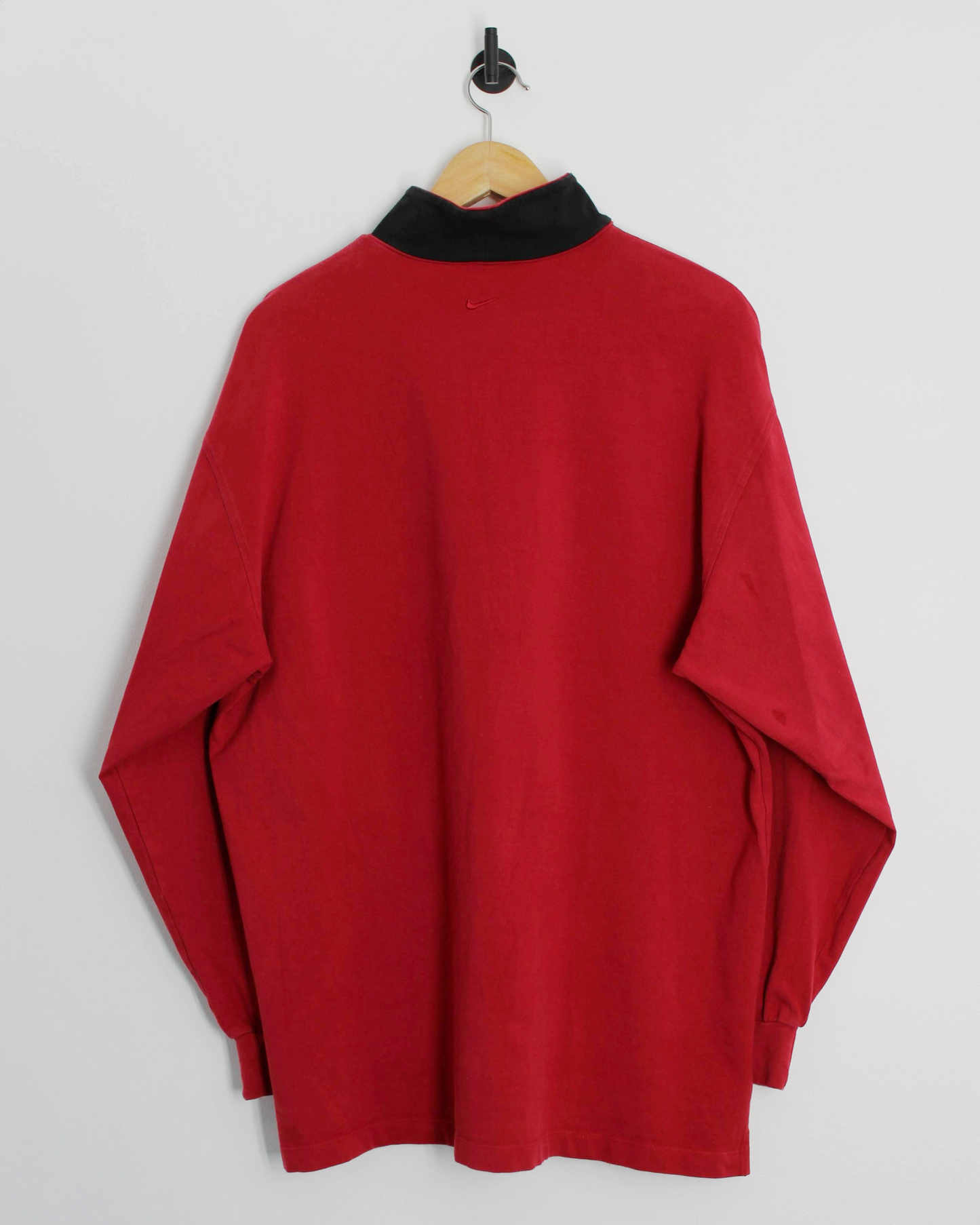 90s Tiger Woods Yin Yang Long Sleeve Mock Neck Golf Top (XL)