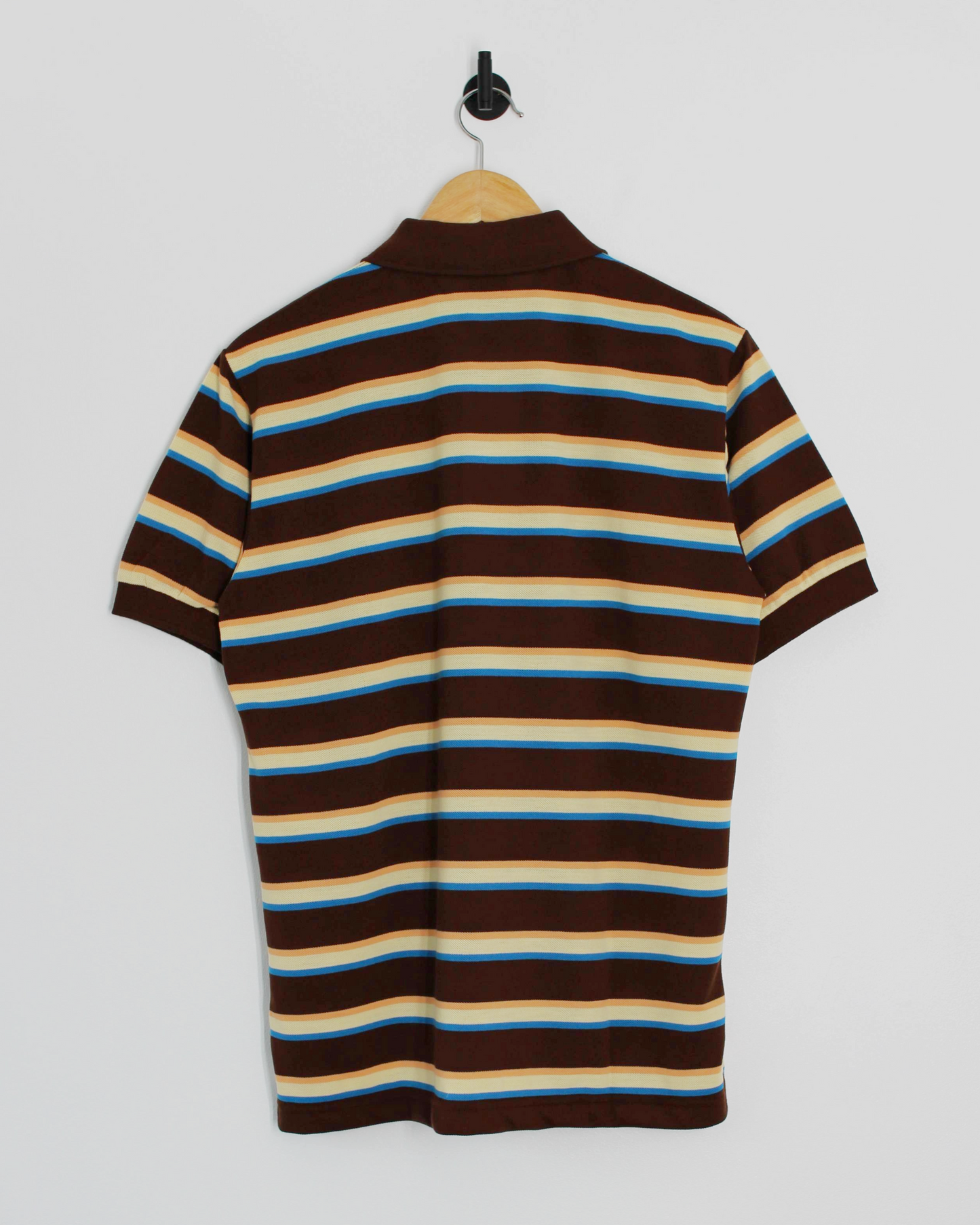 90s Callaway USA Collection Brown Striped Polo-Shirt with Tags (M)