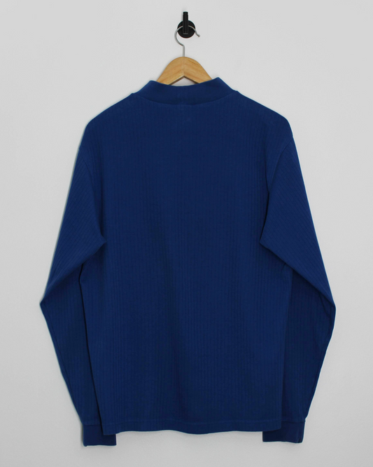 00s Nike Blue Long Sleeve Mock Neck (L)