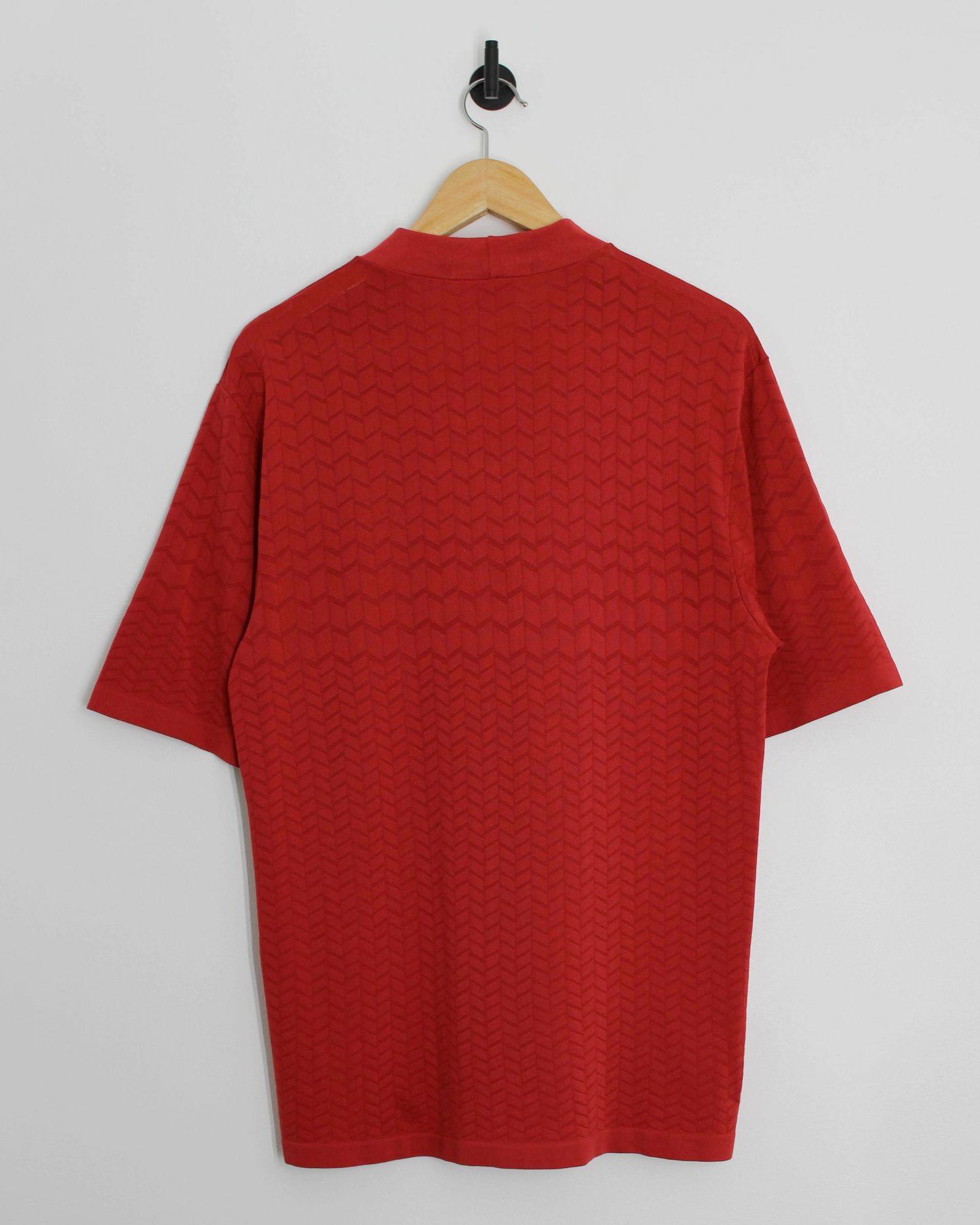 00s Nike Tiger Woods Red Patterned Mock Neck (L)